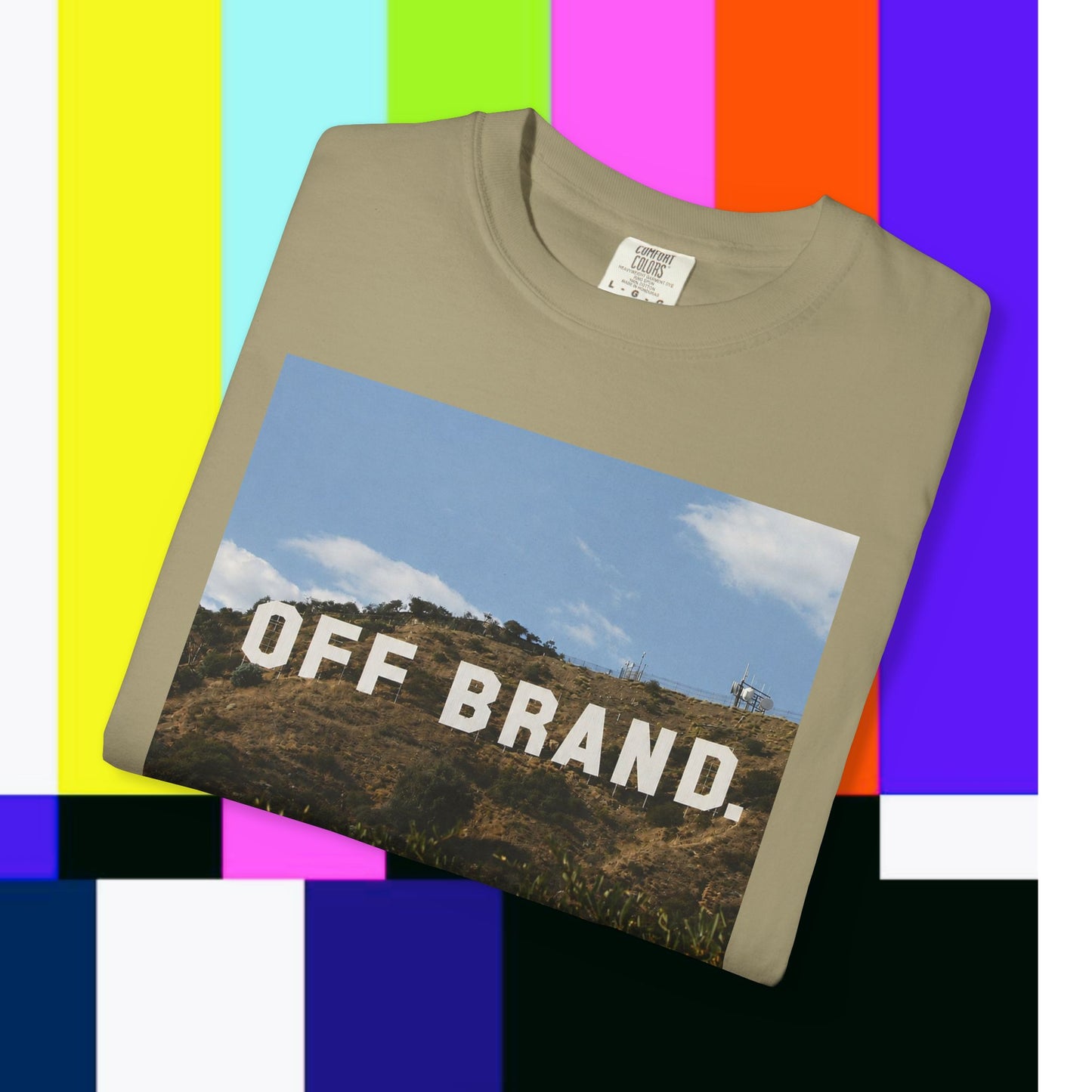 Off Brand Hollywood Tee — Vintage Travel Graphic T-Shirt