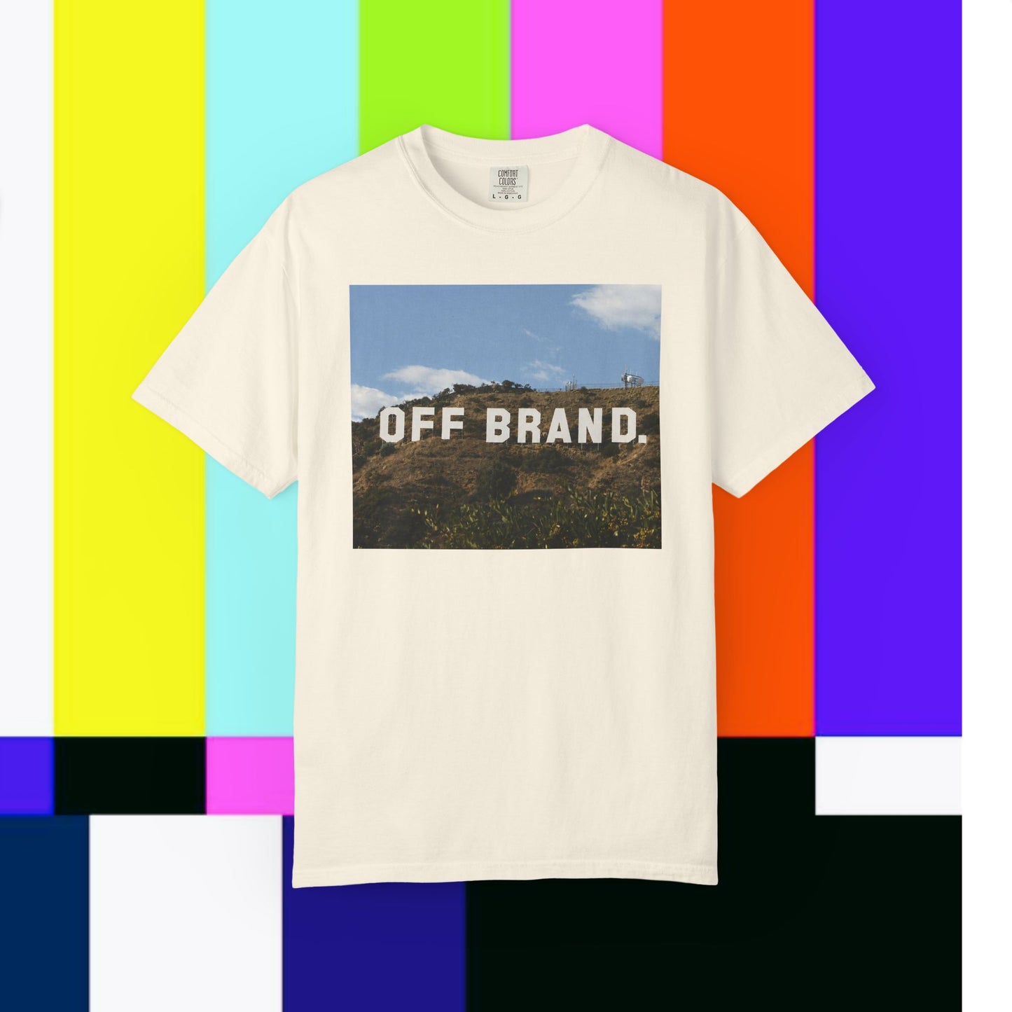 Off Brand Hollywood Tee — Vintage Travel Graphic T-Shirt