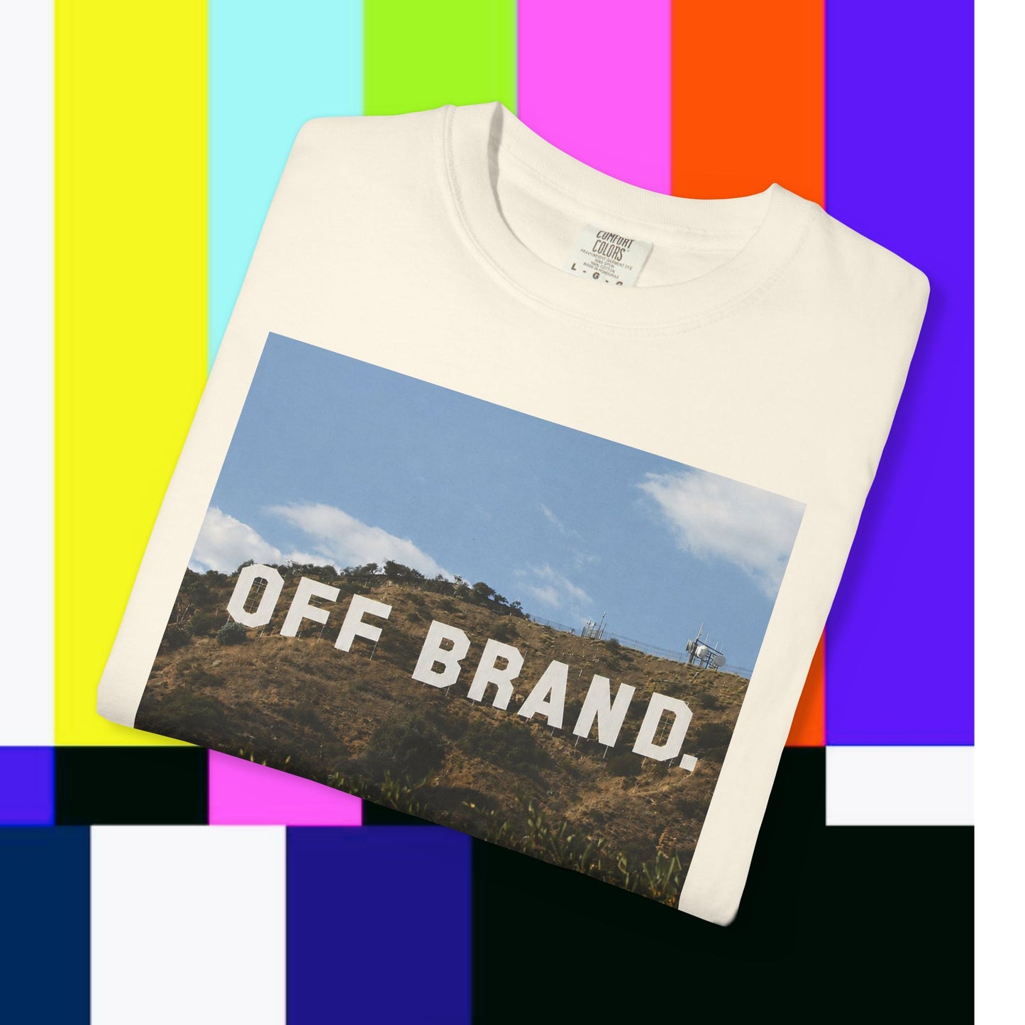 Off Brand Hollywood Tee — Vintage Travel Graphic T-Shirt